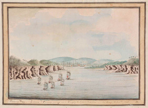 First Fleet in Botany Bay, 21 Jan 1788