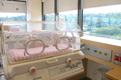 Like the rest of the Womens’ Care Unit, the Special Care Nursery offers ample natural light - and a great view of surrounding Lismore.