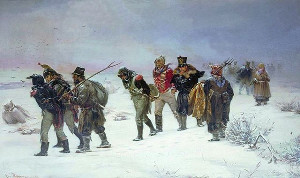 The French Retreat from Moscow, 1812