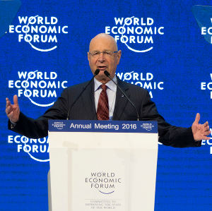 Professor Klaus Schwab at the World Economic Forum