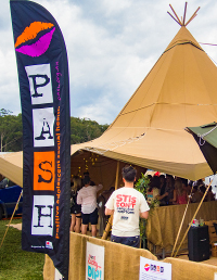 The VIPee Tent at Splendour