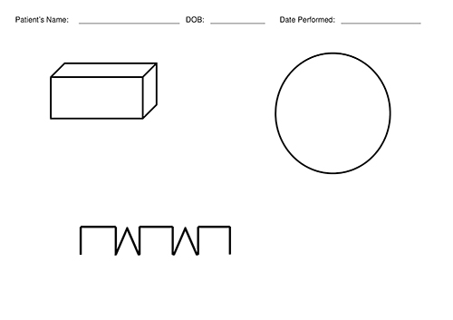 MMSE clockface