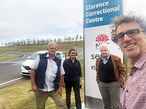 Photo L-R: RN Balund-a/Jullums John Llewellyn, CEO Rekindling the Spirit, Georgina Cohen, GP Andrew Binns and GP Peter Silberberg