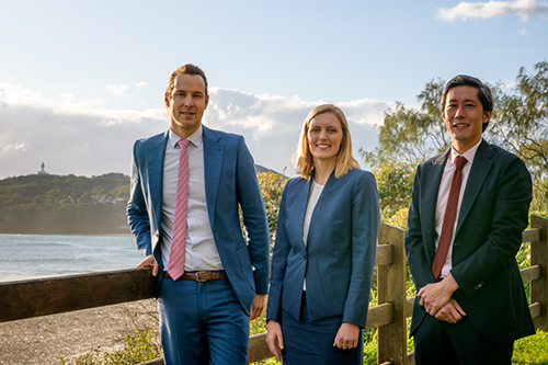 L-R: Dermatologists Drs David Jenkins, Claudia Curchin and Hsien Herbert Chan