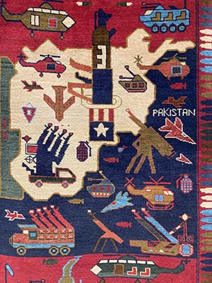 Afghan war rug