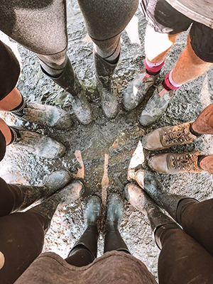 muddy boots in Lismore