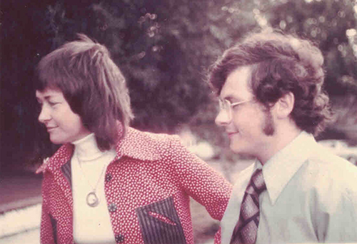 Andrew and Jeni Binns 1972