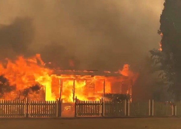 Bushfire near Rappville