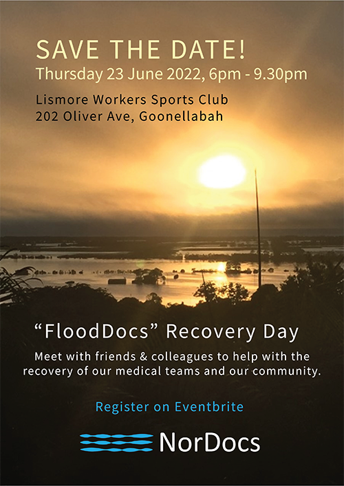 Flood Recovery Day Flyer